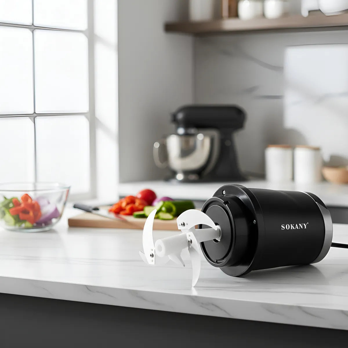 Picatodo Turbo SOKANY  2 EN 1™ – Pica, Tritura y Ahorra Tiempo